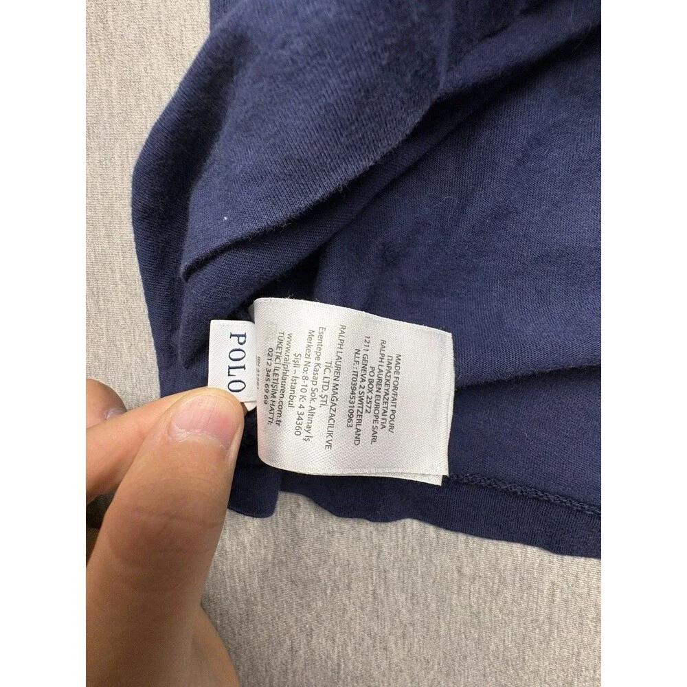 Polo Ralph Lauren Shirt Mens SMALL Blue PRL Pony Embroidery Pocket